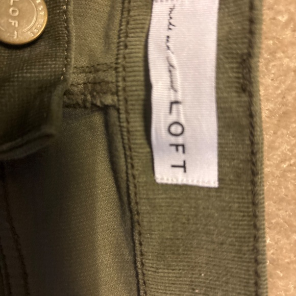 Loft olive green corduroy pants - Picture 5 of 5